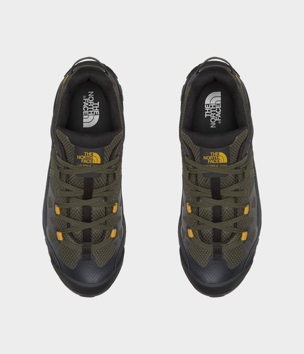 Tenis de Senderismo Impermeables Ultra 112 Hombre, Verde Obscuro