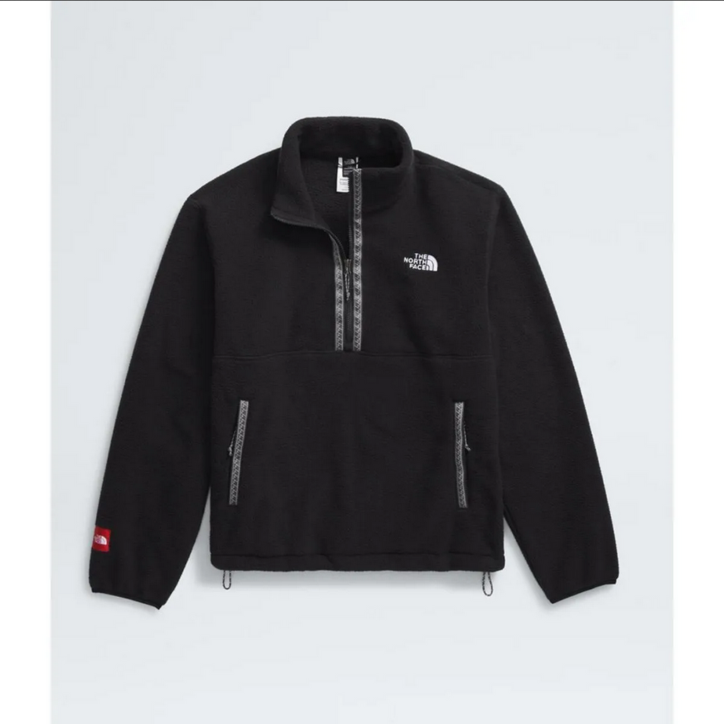 Chamarra polar Fleeski 1/4 cierre Hombre, Negro