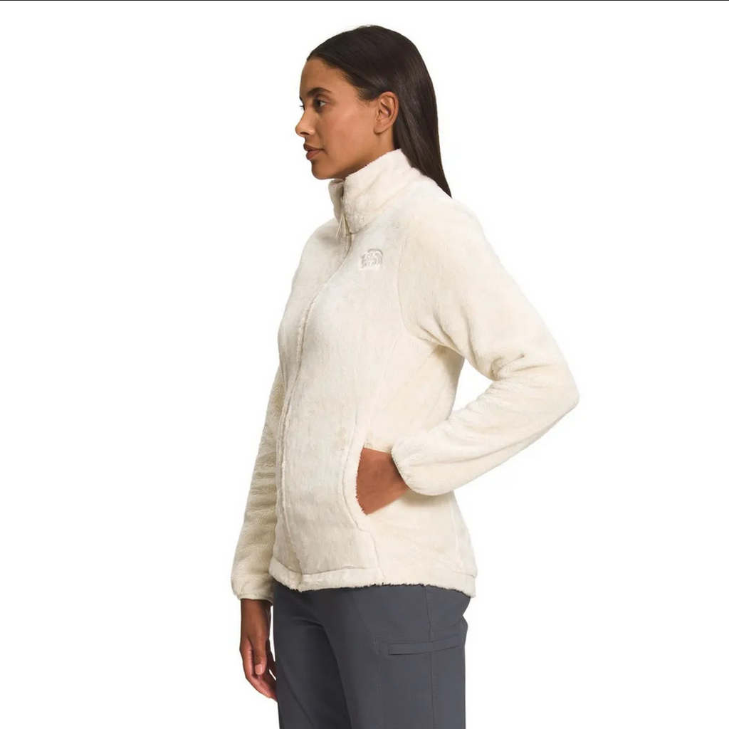 Chamarra tipo fleece Osito Mujer, Blanco Gardenia