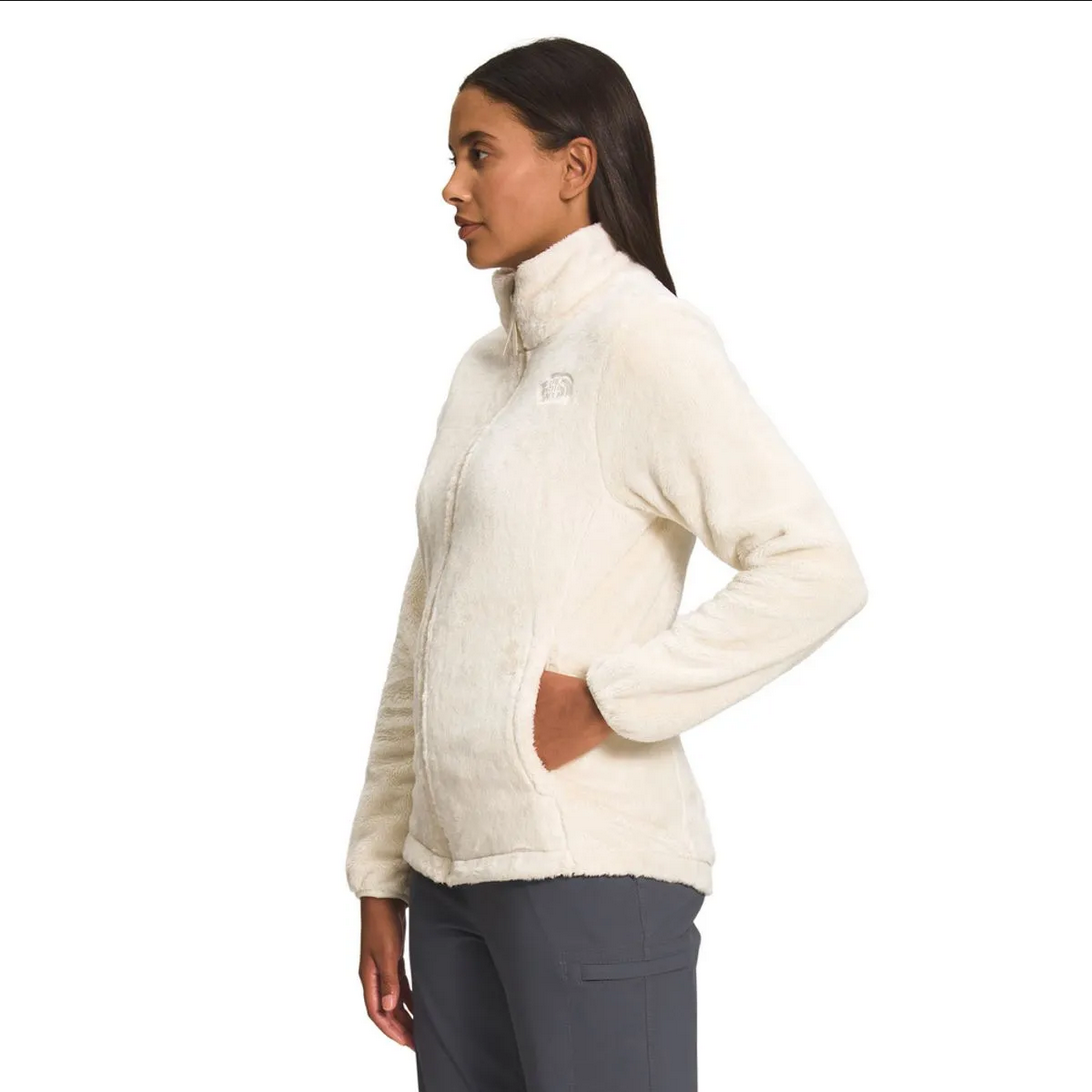 Chamarra tipo fleece Osito Mujer, Blanco Gardenia