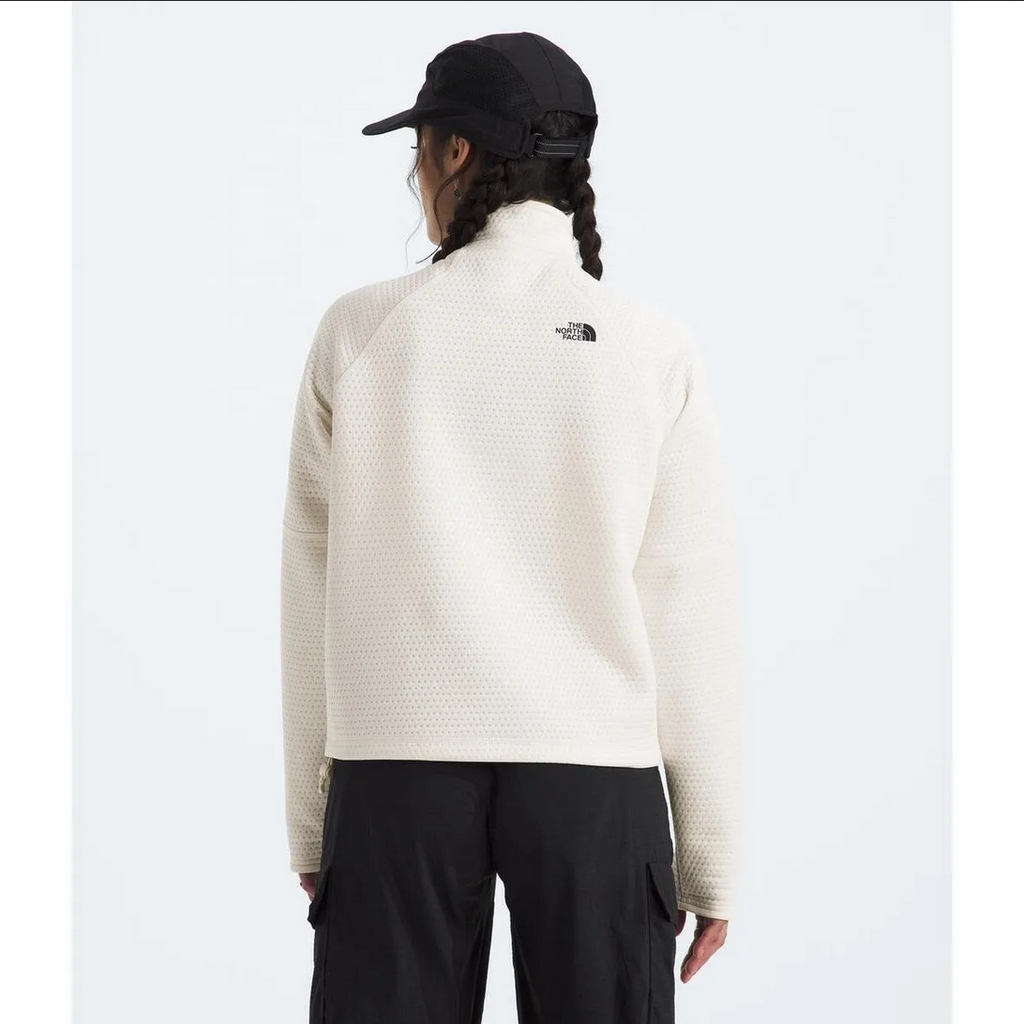 Chamarra Vertical Thermal 1/4 Mujer, Blanco