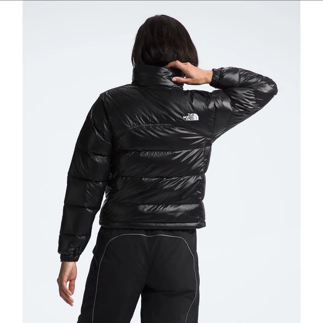 Chamarra de Pluma 2000 Retro Nuptse Mujer, Negro